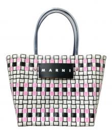 MARNI（マルニ）の古着「ピクニックバスケット」｜ブラック×ホワイト