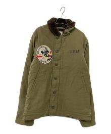 SESSLER MFG（セスラー）の古着「N-1デッキジャケット」｜オリーブ