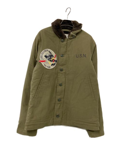 SESSLER MFG（セスラー）SESSLER MFG (セスラー) N-1デッキジャケット オリーブ サイズ:Mの古着・服飾アイテム