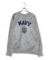 NAVAL ACADEMY GIFT SHOP（ナバル・アカデミー・ギフト・ショップ）の古着「リバースウィーブ型スウェット」｜グレー