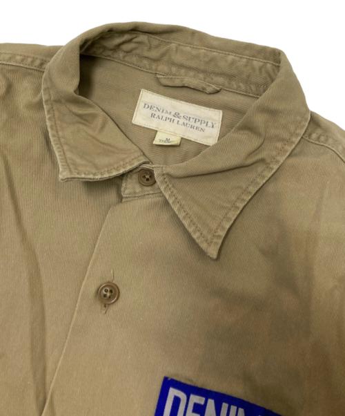 Denim & Supply Ralph Lauren（デニム＆サプライ ラルフローレン）Denim & Supply Ralph Lauren (デニム＆サプライ ラルフローレン) ミリタリーワークシャツ ベージュ サイズ:Mの古着・服飾アイテム
