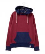POLO RALPH LAURENポロ・ラルフローレン）の古着「LUNAR TWO TONE VINTAGE FLEECE」｜ボルドー
