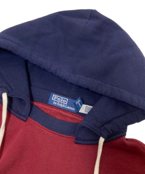 POLO RALPH LAUREN（ポロ・ラルフローレン）POLO RALPH LAUREN (ポロ・ラルフローレン) LUNAR TWO TONE VINTAGE FLEECE ボルドー サイズ:Sの古着・服飾アイテム