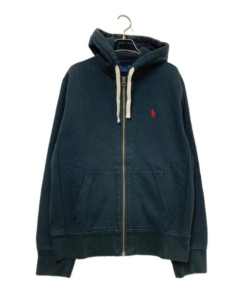 POLO RALPH LAUREN（ポロ・ラルフローレン）POLO RALPH LAUREN (ポロ・ラルフローレン) ジップアップパーカー ブラック サイズ:Mの古着・服飾アイテム