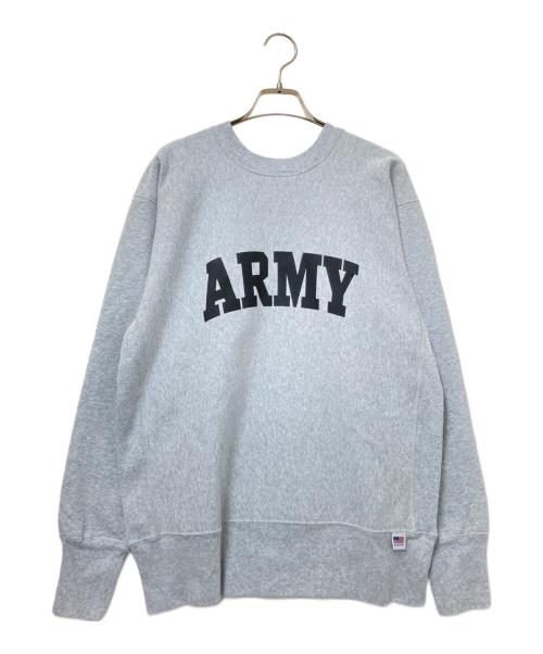 HOUSTON（ヒューストン）HOUSTON (ヒューストン) U.S.コットンスウェットシャツ グレー サイズ:Mの古着・服飾アイテム