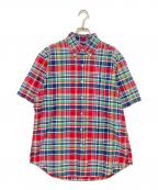 RALPH LAURENラルフローレン）の古着「チェックBDシャツ」｜レッド