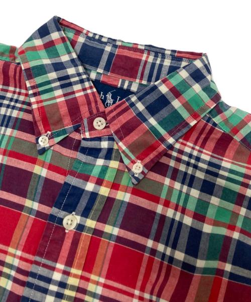 RALPH LAUREN（ラルフローレン）RALPH LAUREN (ラルフローレン) チェックBDシャツ レッド サイズ:Mの古着・服飾アイテム