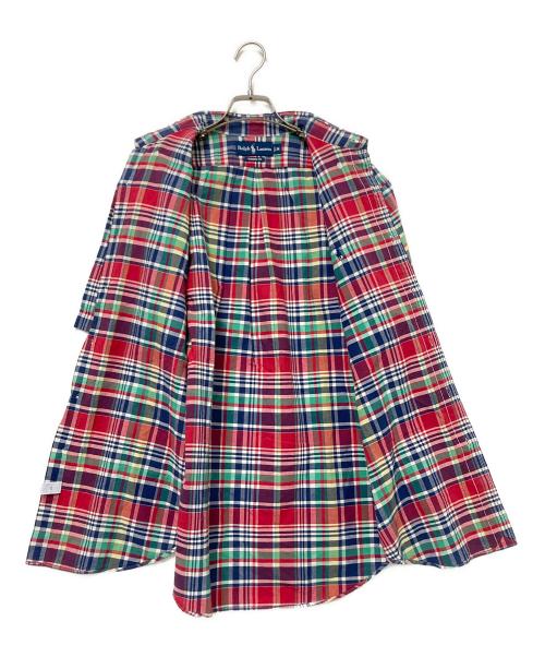 RALPH LAUREN（ラルフローレン）RALPH LAUREN (ラルフローレン) チェックBDシャツ レッド サイズ:Mの古着・服飾アイテム