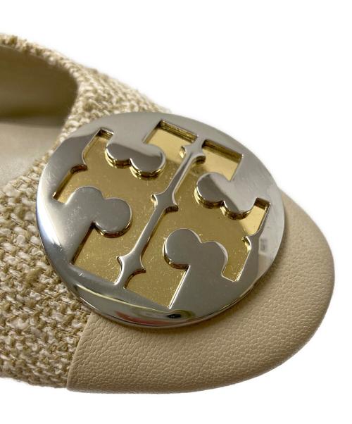 TORY BURCH（トリーバーチ）TORY BURCH (トリーバーチ) バレエシューズ ベージュ サイズ:7の古着・服飾アイテム