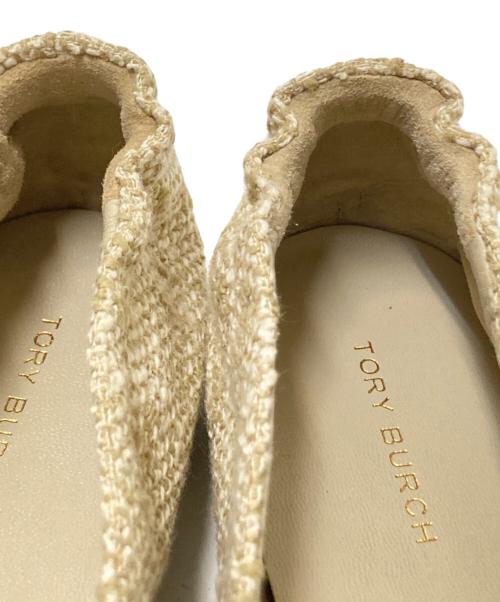 TORY BURCH（トリーバーチ）TORY BURCH (トリーバーチ) バレエシューズ ベージュ サイズ:7の古着・服飾アイテム