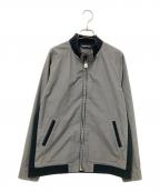 BURBERRY BLACK LABELバーバリーブラックレーベル）の古着「ジップアップジャケット」｜グレー×ブラック