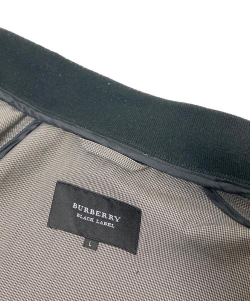 BURBERRY BLACK LABEL（バーバリーブラックレーベル）BURBERRY BLACK LABEL (バーバリーブラックレーベル) ジップアップジャケット グレー×ブラック サイズ:Lの古着・服飾アイテム