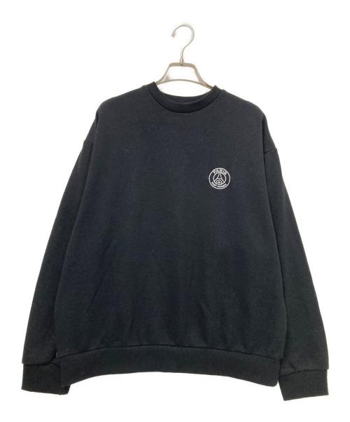 Paris Saint-Germain（パリサンジェルマン）Paris Saint-Germain (パリサンジェルマン) ロゴスウェット ブラック サイズ:Mの古着・服飾アイテム