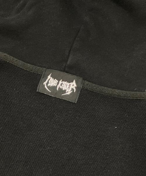 LOVE KILLER（ラブキラー）LOVE KILLER (ラブキラー) デビルジップパーカー ブラック×ホワイト サイズ:下記参照の古着・服飾アイテム
