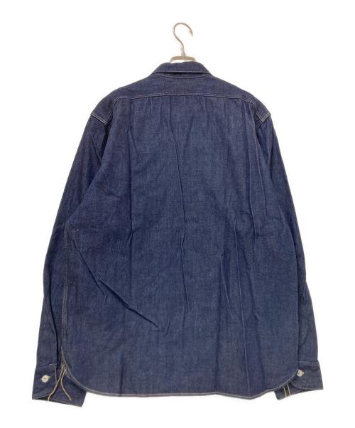 one piece of rock（ワンピースオブロック）one piece of rock (ワンピースオブロック) デニムシャツ インディゴ サイズ:XLの古着・服飾アイテム