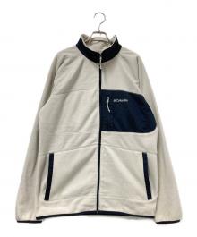 Columbia（コロンビア）の古着「Fast Trek Overlay Fleece Jacket」｜ベージュ