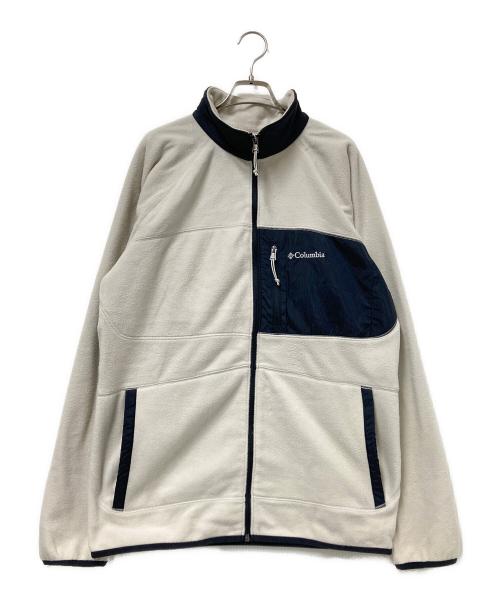 Columbia（コロンビア）Columbia (コロンビア) Fast Trek Overlay Fleece Jacket ベージュ サイズ:Lの古着・服飾アイテム