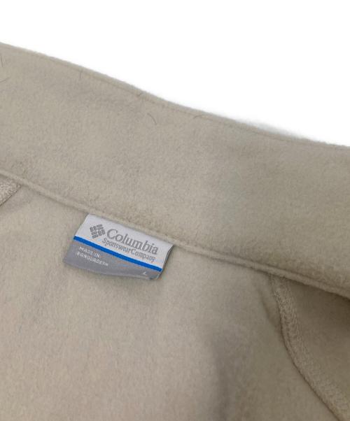 Columbia（コロンビア）Columbia (コロンビア) Fast Trek Overlay Fleece Jacket ベージュ サイズ:Lの古着・服飾アイテム
