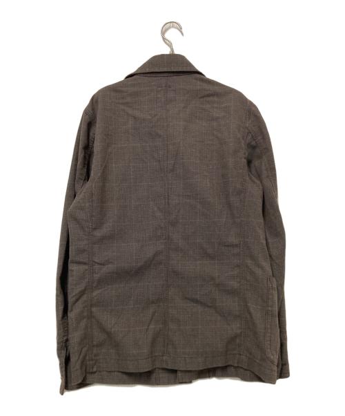 Dickies（ディッキーズ）Dickies (ディッキーズ) Adam et Rope (アダム エ ロペ) チェックカバーオール ブラウン サイズ:42の古着・服飾アイテム