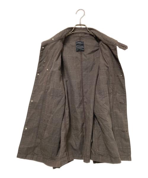 Dickies（ディッキーズ）Dickies (ディッキーズ) Adam et Rope (アダム エ ロペ) チェックカバーオール ブラウン サイズ:42の古着・服飾アイテム