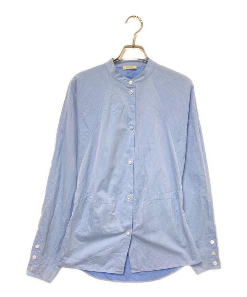 DES PRES（デ プレ）DES PRES (デ プレ) スビンコットンツイル ラグランフィットウエストブラウス ブルー サイズ:FREEの古着・服飾アイテム