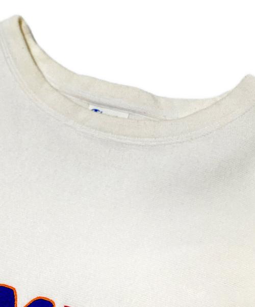 Champion REVERSE WEAVE（チャンピオン リバース ウィーブ）Champion REVERSE WEAVE (チャンピオン リバース ウィーブ) クルーネックスウェット ホワイト サイズ:Mの古着・服飾アイテム