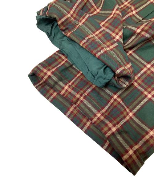 Burberry's（バーバリーズ）Burberry's (バーバリーズ) チェックハーフパンツ グリーン×レッド サイズ:160Aの古着・服飾アイテム