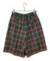 Burberry's (バーバリーズ) チェックハーフパンツ グリーン×レッド サイズ:160A：5000円