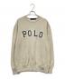 POLO RALPH LAUREN（ポロ・ラルフローレン）の古着「クルーネックスウェット」｜ベージュ