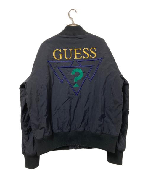 GUESS JEANS（ゲス ジーンズ）GUESS JEANS (ゲス ジーンズ) 中綿ジャケット ブラック サイズ:下記参照の古着・服飾アイテム