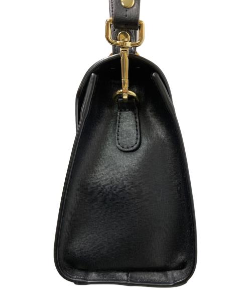 CAMELIA ROMA（カメリアローマ）CAMELIA ROMA (カメリアローマ) LEATHER HANDBAG ブラック サイズ:下記参照の古着・服飾アイテム