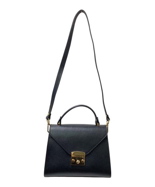 CAMELIA ROMA（カメリアローマ）CAMELIA ROMA (カメリアローマ) LEATHER HANDBAG ブラック サイズ:下記参照の古着・服飾アイテム