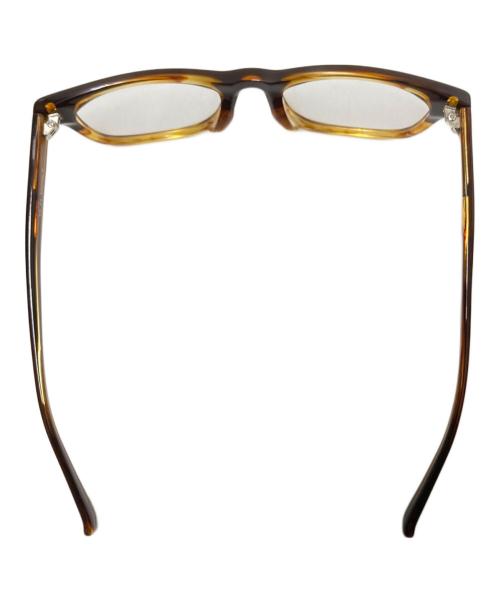TIME OPTICAL（タイム オプティカル）TIME OPTICAL (タイム オプティカル) 伊達眼鏡 ブラウン サイズ:50□20-2の古着・服飾アイテム