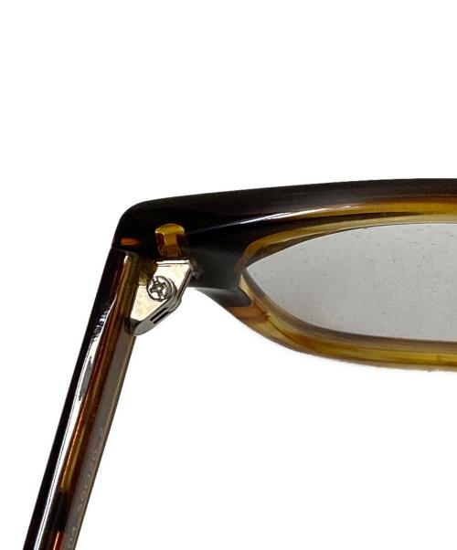 TIME OPTICAL（タイム オプティカル）TIME OPTICAL (タイム オプティカル) 伊達眼鏡 ブラウン サイズ:50□20-2の古着・服飾アイテム