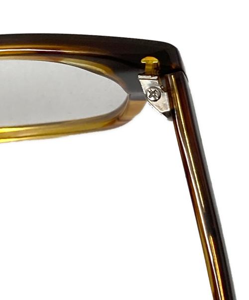 TIME OPTICAL（タイム オプティカル）TIME OPTICAL (タイム オプティカル) 伊達眼鏡 ブラウン サイズ:50□20-2の古着・服飾アイテム