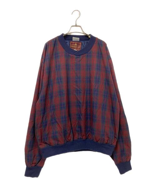 PROQUIP（プロクイップ）PROQUIP (プロクイップ) ウォームアッププルオーバー レッド×ネイビー サイズ:XLの古着・服飾アイテム