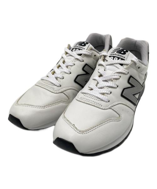 NEW BALANCE（ニューバランス）NEW BALANCE (ニューバランス) ローカットスニーカー ホワイト サイズ:25.5cmの古着・服飾アイテム