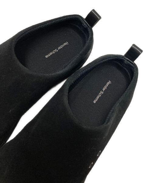 HENDER SCHEME（エンダースキーマ）HENDER SCHEME (エンダースキーマ) ovalスリッポン ブラック サイズ:39の古着・服飾アイテム