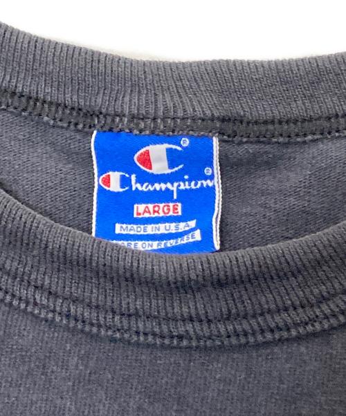 Champion（チャンピオン）Champion (チャンピオン) 90sスクリプトロゴT-shirt ネイビー サイズ:Lの古着・服飾アイテム