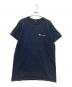 Champion（チャンピオン）の古着「90sスクリプトロゴT-shirt」｜ネイビー