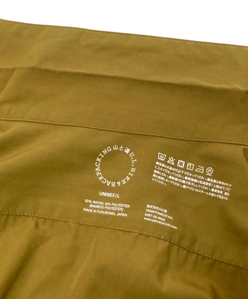 山と道（ヤマトミチ）山と道 (ヤマトミチ) ul shirt マスタード サイズ:Lの古着・服飾アイテム