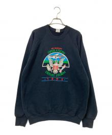 FRUIT OF THE LOOM（フルーツオブザルーム）の古着「ラグランスウェット」｜ブラック