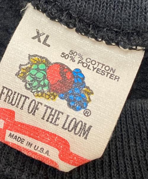 FRUIT OF THE LOOM（フルーツオブザルーム）FRUIT OF THE LOOM (フルーツオブザルーム) ラグランスウェット ブラック サイズ:XLの古着・服飾アイテム