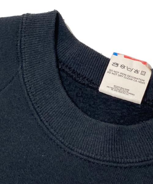 FRUIT OF THE LOOM（フルーツオブザルーム）FRUIT OF THE LOOM (フルーツオブザルーム) ラグランスウェット ブラック サイズ:XLの古着・服飾アイテム