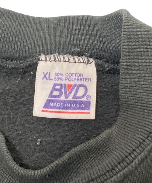 B.V.D（ビーブイディー）B.V.D (ビーブイディー) ヴィンテージスウェット ブラック サイズ:XLの古着・服飾アイテム