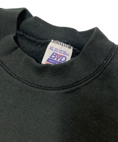 B.V.D（ビーブイディー）B.V.D (ビーブイディー) ヴィンテージスウェット ブラック サイズ:XLの古着・服飾アイテム