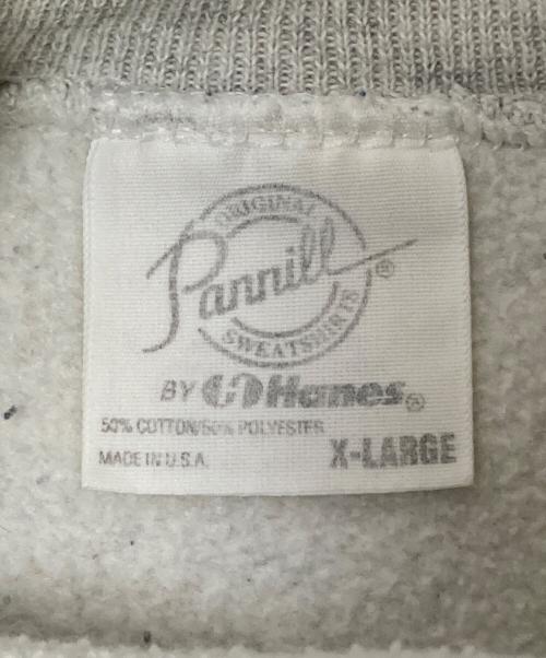 Pannill by Hanes（パニール バイ ヘインズ）Pannill by Hanes (パニール バイ ヘインズ) ラグランスウェット グレー サイズ:XLの古着・服飾アイテム