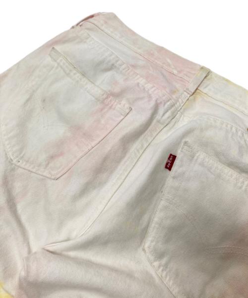 LEVI'S（リーバイス）LEVI'S (リーバイス) タイダイストレートパンツ イエロー×ホワイト サイズ:W32×L34の古着・服飾アイテム