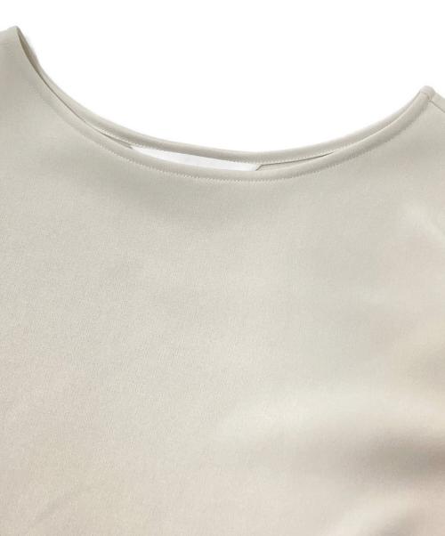 SOEJU（ソージュ）SOEJU (ソージュ) コクーンブラウス8分袖 ベージュ サイズ:Sの古着・服飾アイテム