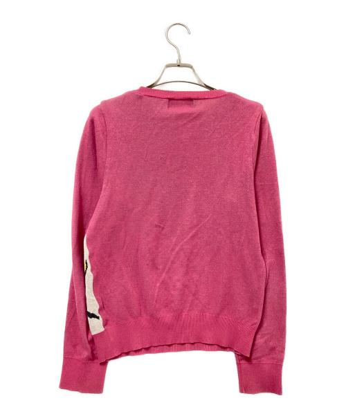 Hysteric Glamour（ヒステリックグラマー）Hysteric Glamour (ヒステリックグラマー) NEW WAVEジャカードショート丈プルオーバー ピンク サイズ:FREEの古着・服飾アイテム